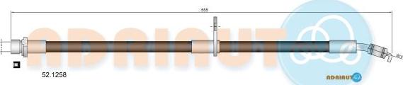 Adriauto 52.1258 - Гальмівний шланг autocars.com.ua