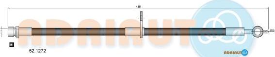 Adriauto 52.1272 - Гальмівний шланг autocars.com.ua