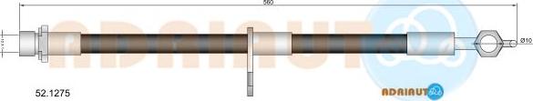 Adriauto 52.1275 - Гальмівний шланг autocars.com.ua
