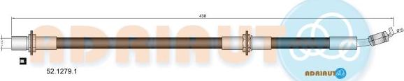 Adriauto 52.1279.1 - Гальмівний шланг autocars.com.ua