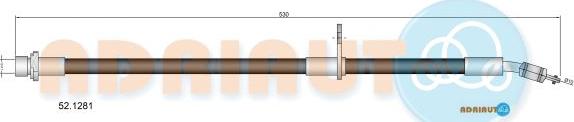 Adriauto 52.1281 - Гальмівний шланг autocars.com.ua