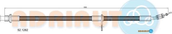 Adriauto 52.1282 - Гальмівний шланг autocars.com.ua