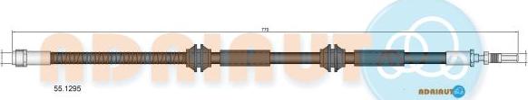 Adriauto 55.1295 - Гальмівний шланг autocars.com.ua