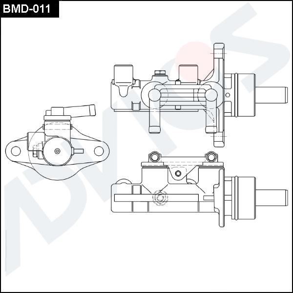 ADVICS BMD-011 - Головний гальмівний циліндр autocars.com.ua