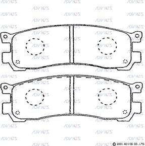 LUCAS GDB3264 - Тормозные колодки, дисковые, комплект avtokuzovplus.com.ua