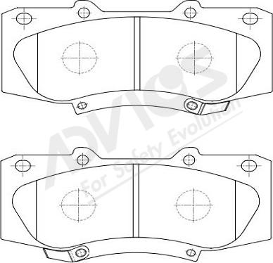 SBS P2245100 - Гальмівні колодки, дискові гальма autocars.com.ua