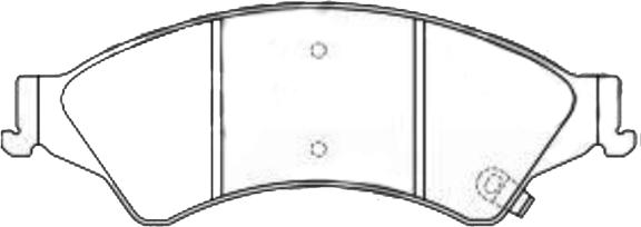 ADVICS E1N090 - Гальмівні колодки, дискові гальма autocars.com.ua