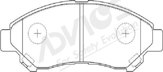 Valeo 606854 - Тормозные колодки, дисковые, комплект avtokuzovplus.com.ua