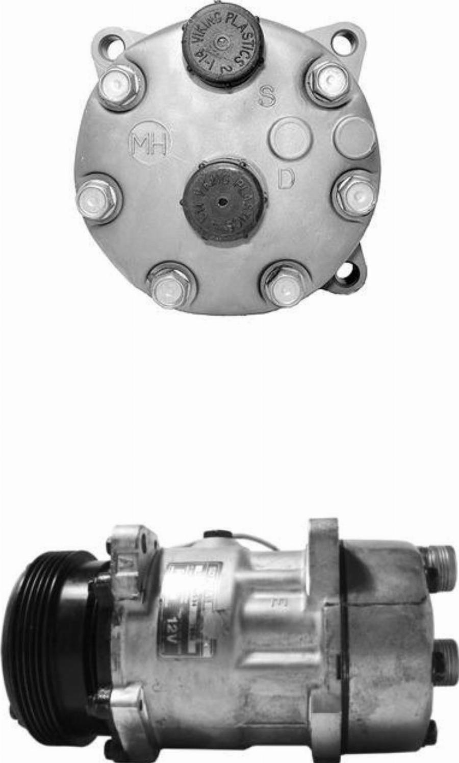 AES PSH 090.225.013.876 - Компресор, кондиціонер autocars.com.ua