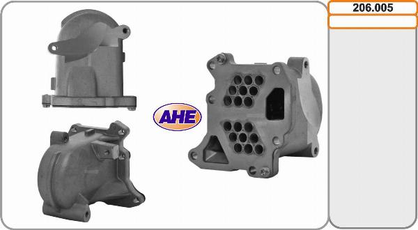 AHE 206.005 - Радіатор, рециркуляція ОГ autocars.com.ua
