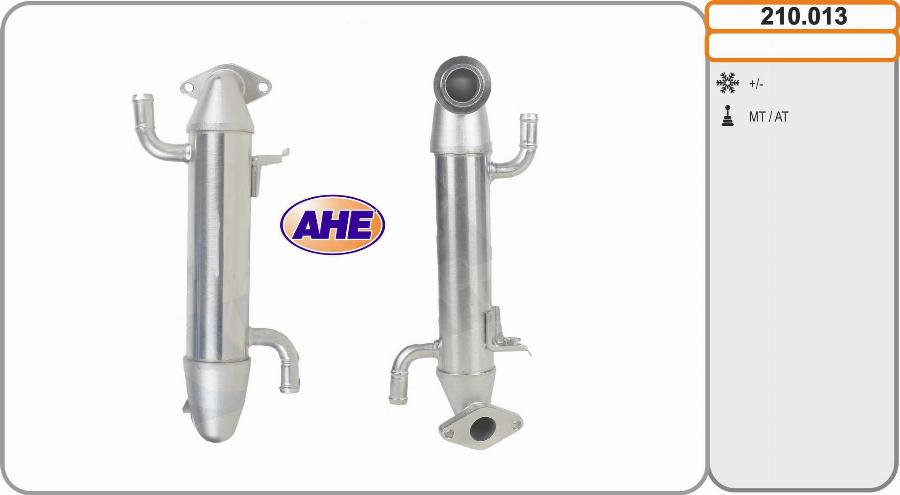 AHE 210.013 - Радіатор, рециркуляція ОГ autocars.com.ua