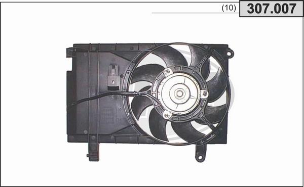 AHE 307.007 - Вентилятор, охлаждение двигателя autodnr.net