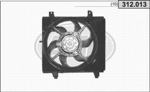 AHE 312.013 - Вентилятор, охлаждение двигателя autodnr.net