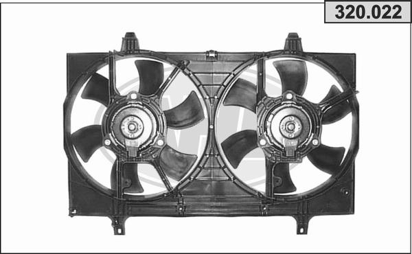 AHE 320.022 - Вентилятор, охлаждение двигателя autodnr.net