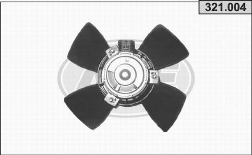AHE 321.004 - Вентилятор, охолодження двигуна autocars.com.ua