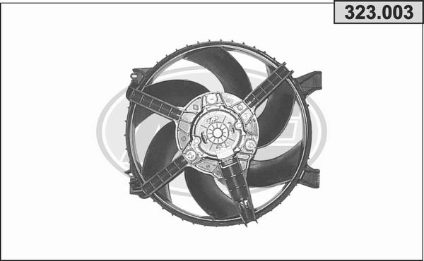 AHE 323.003 - Вентилятор, охлаждение двигателя autodnr.net