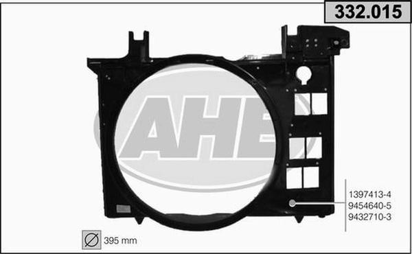 AHE 332.015 - Вентилятор, охолодження двигуна autocars.com.ua