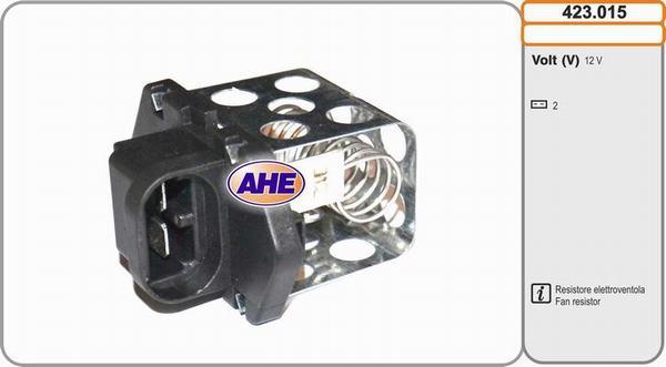 AHE 423.015 - Дополнительный резистор, электромотор - вентилятор радиатора autodnr.net
