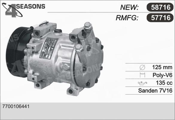 AHE 57716 - Компрессор кондиционера autodnr.net