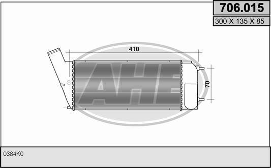 AHE 706.015 - Интеркулер autocars.com.ua