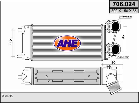 AHE 706.024 - Интеркулер autocars.com.ua