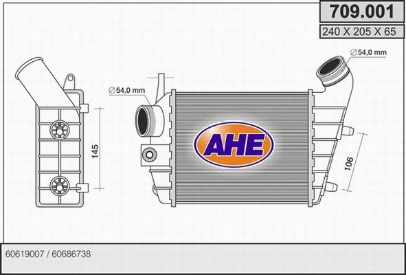 AHE 709.001 - Интеркулер autocars.com.ua