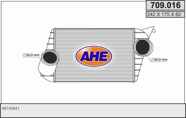 AHE 709.016 - Интеркулер autocars.com.ua