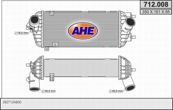 AHE 712.008 - Интеркулер autocars.com.ua