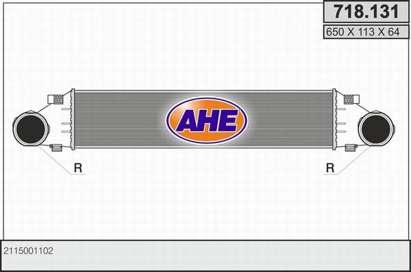 AHE 718.131 - Интеркулер autocars.com.ua