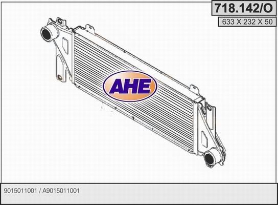 AHE 718.142/O - Интеркулер autocars.com.ua