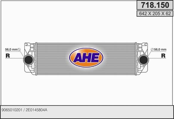 AHE 718.150 - Интеркулер autocars.com.ua