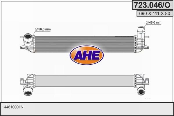 AHE 723.046/O - Интеркулер autocars.com.ua