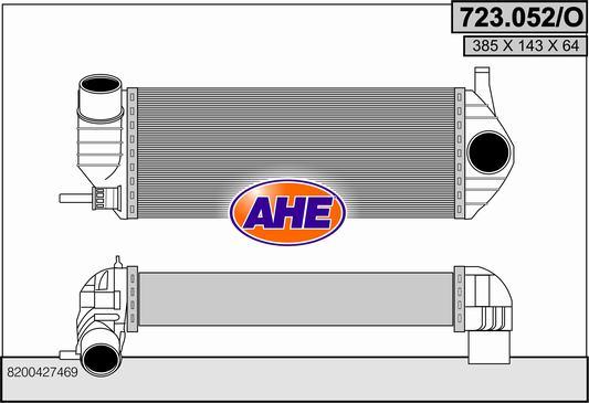 AHE 723.052/O - Интеркулер autocars.com.ua