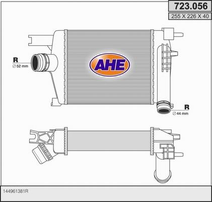 AHE 723.056 - Интеркулер autocars.com.ua