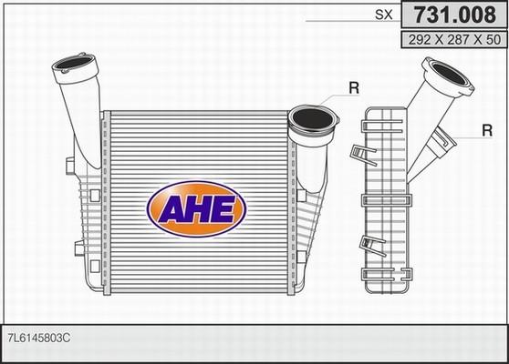 AHE 731.008 - Интеркулер autocars.com.ua