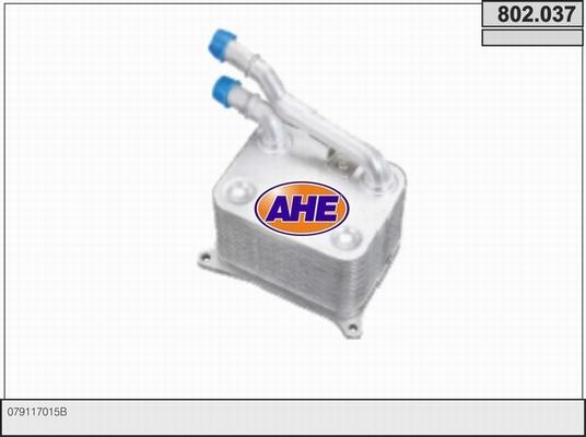 AHE 802.037 - Масляний радіатор, рухове масло autocars.com.ua
