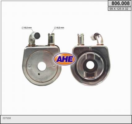 AHE 806.008 - Масляный радиатор, двигательное масло autodnr.net
