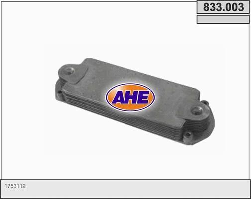 AHE 833.003 - Масляний радіатор, рухове масло autocars.com.ua