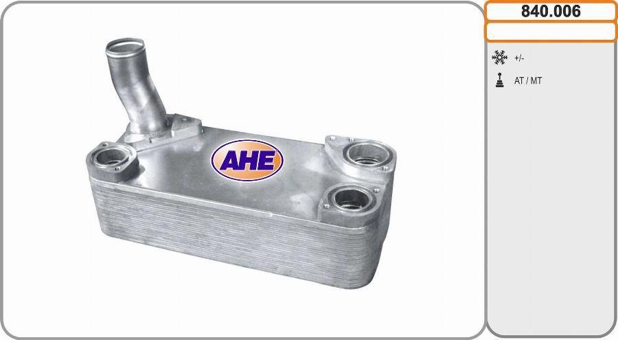 AHE 840.006 - Масляний радіатор, рухове масло autocars.com.ua