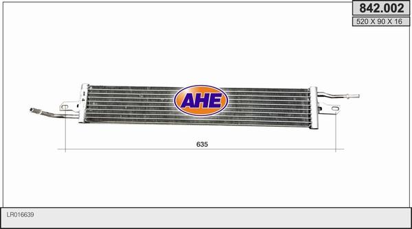AHE 842.002 - Масляний радіатор, рухове масло autocars.com.ua