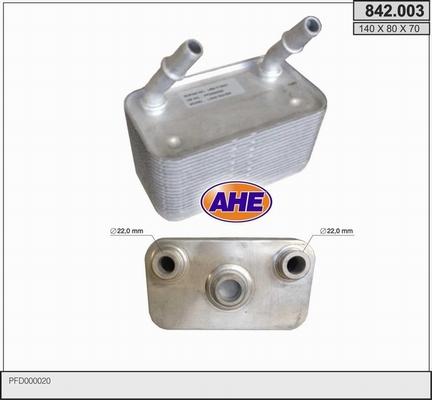 AHE 842.003 - Масляный радиатор, двигательное масло autodnr.net