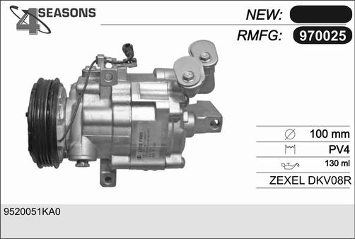 AHE 970025 - Компресор, кондиціонер autocars.com.ua