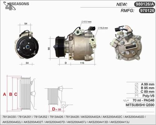 AHE 970126 - Компрессор кондиционера autodnr.net