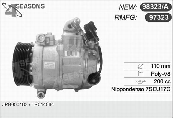 AHE 97323 - Компрессор кондиционера autodnr.net