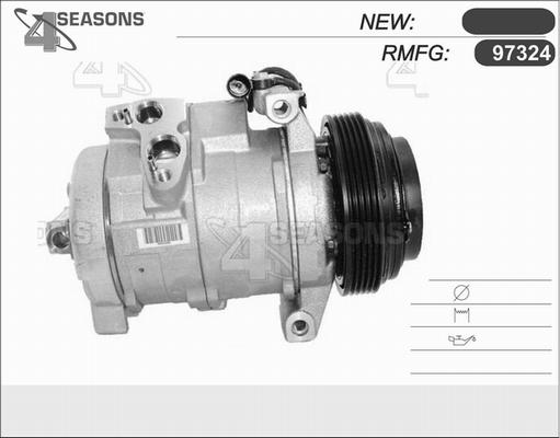 AHE 97324 - Компрессор кондиционера autodnr.net