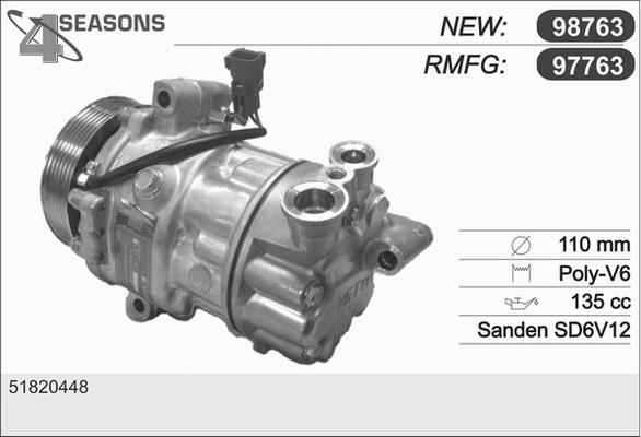 AHE 97763 - Компрессор кондиционера autodnr.net