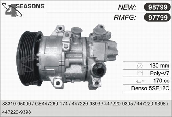 AHE 97799 - Компресор, кондиціонер autocars.com.ua