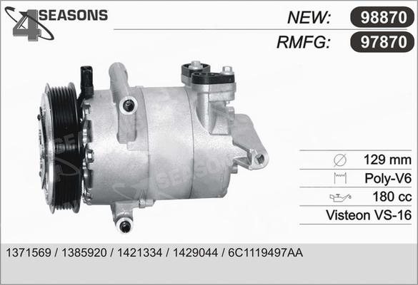 AHE 97870 - Компрессор кондиционера autodnr.net