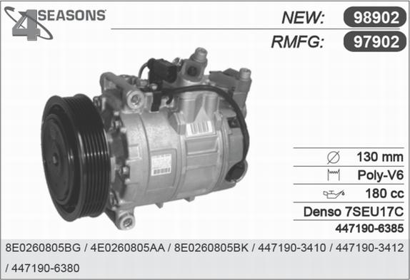 AHE 97902 - Компресор, кондиціонер autocars.com.ua