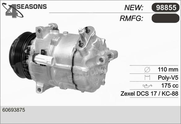 AHE 98855 - Компрессор кондиционера autodnr.net